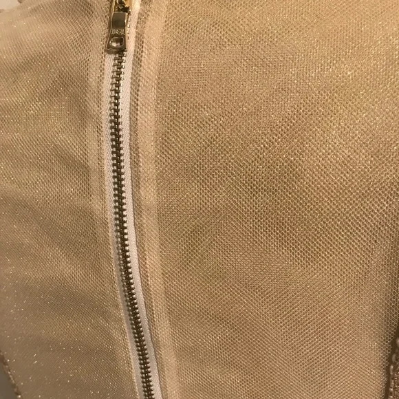 Alice + Olivia Gold Mini Dress - Picture 7 of 8